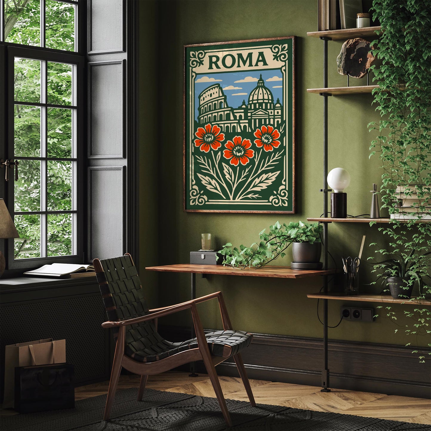 Rome Italy Cityscape Poster