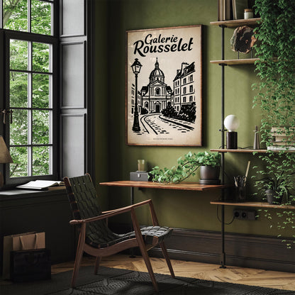 Galerie Rousselet - Rue des Rosiers Paris Art Print