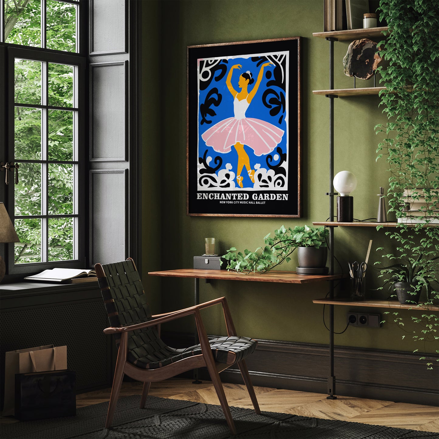 Enchanted Garden NYC Ballerina Poster