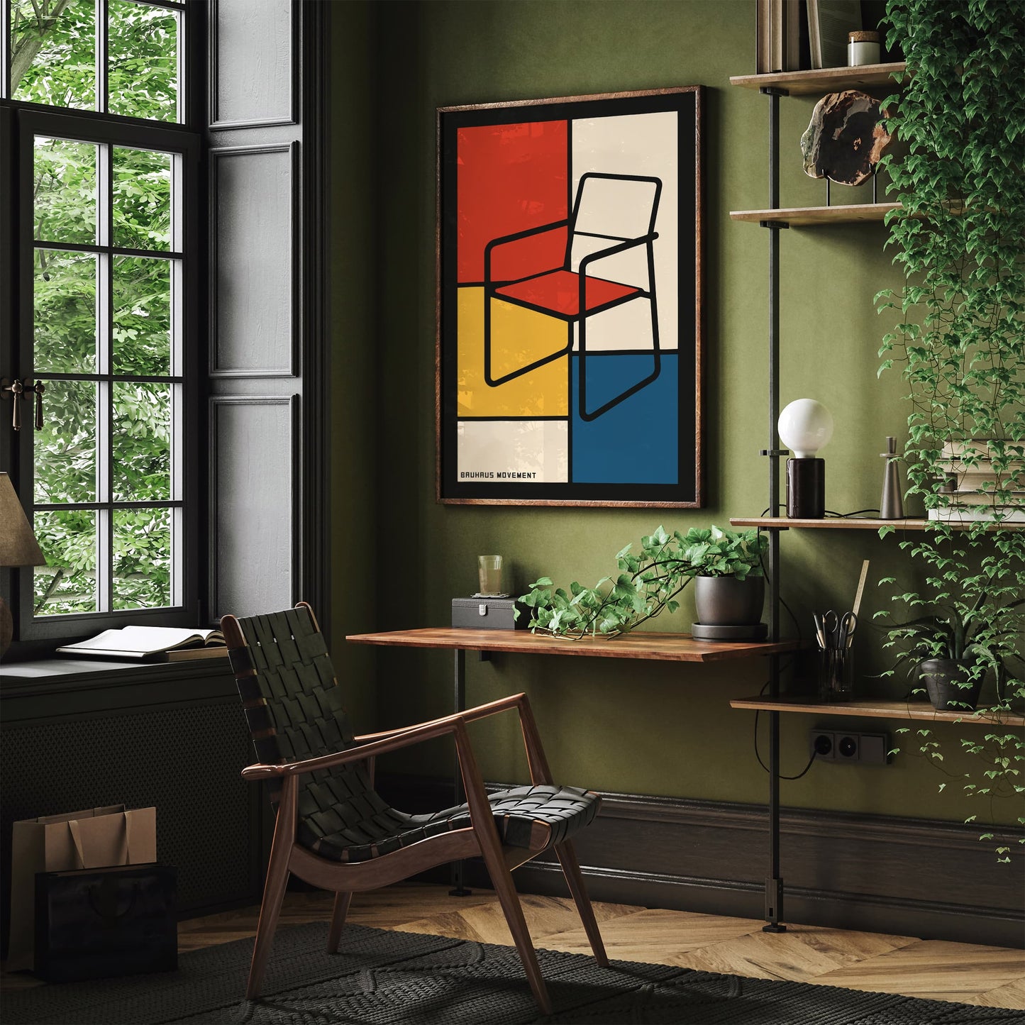 Bauhaus Movement Chair Poster