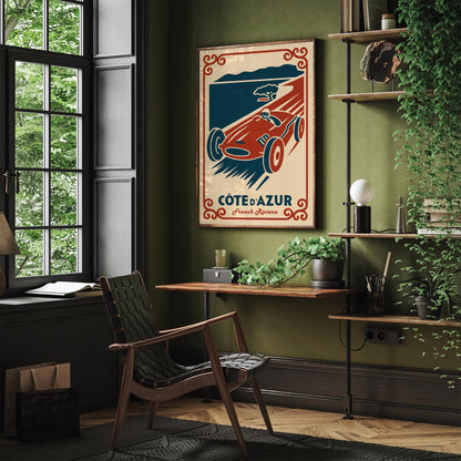 Cote d Azur French Riviera Poster