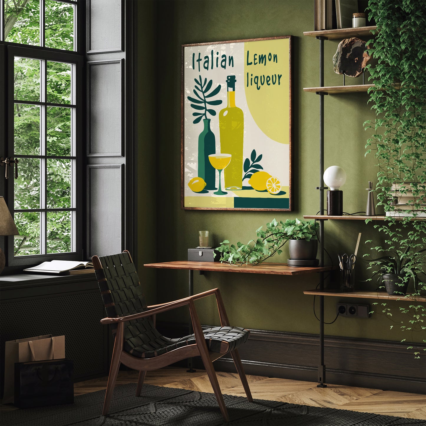 Italian Lemon Liquer Lime Cream Poster