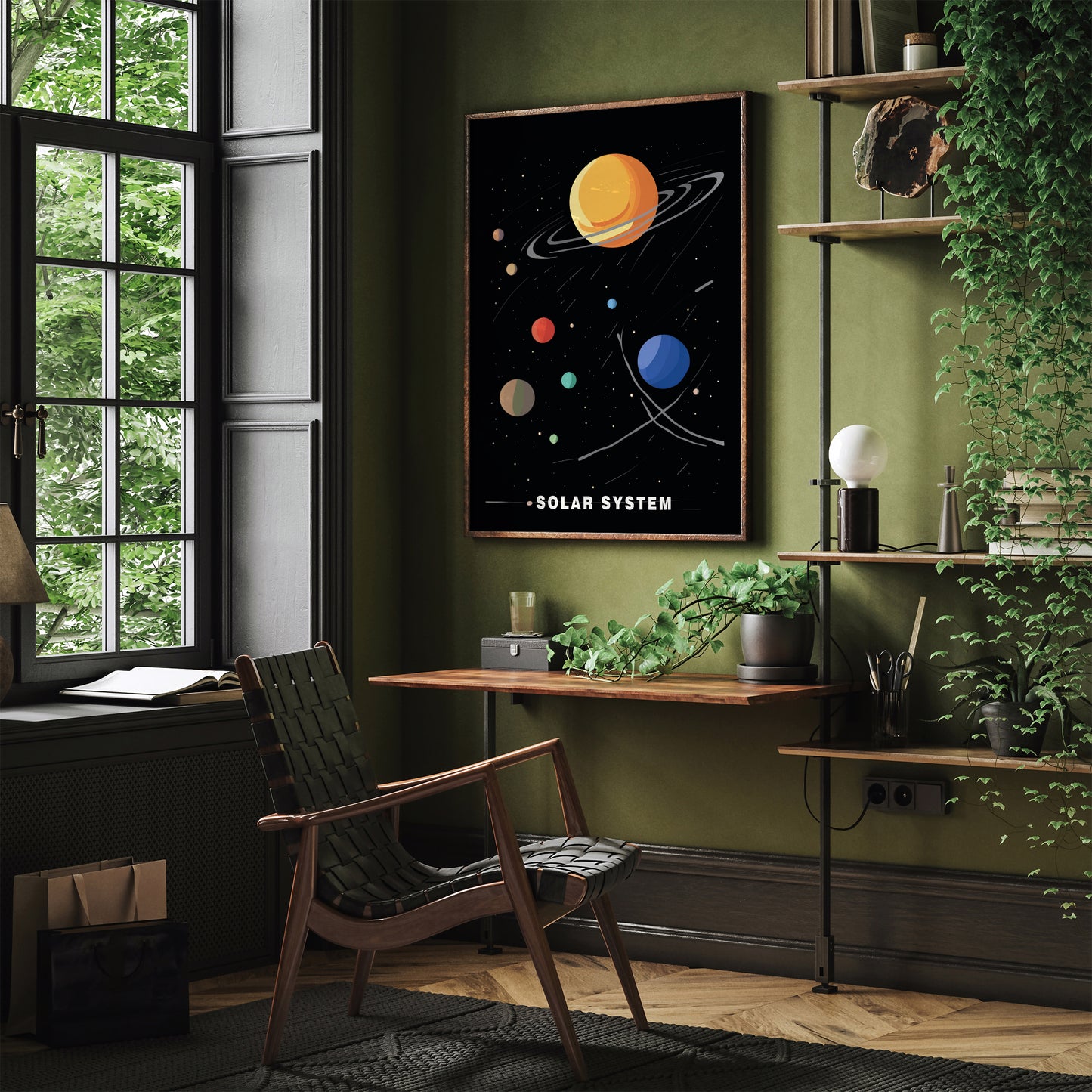 Solar System - Space Wall Art Print