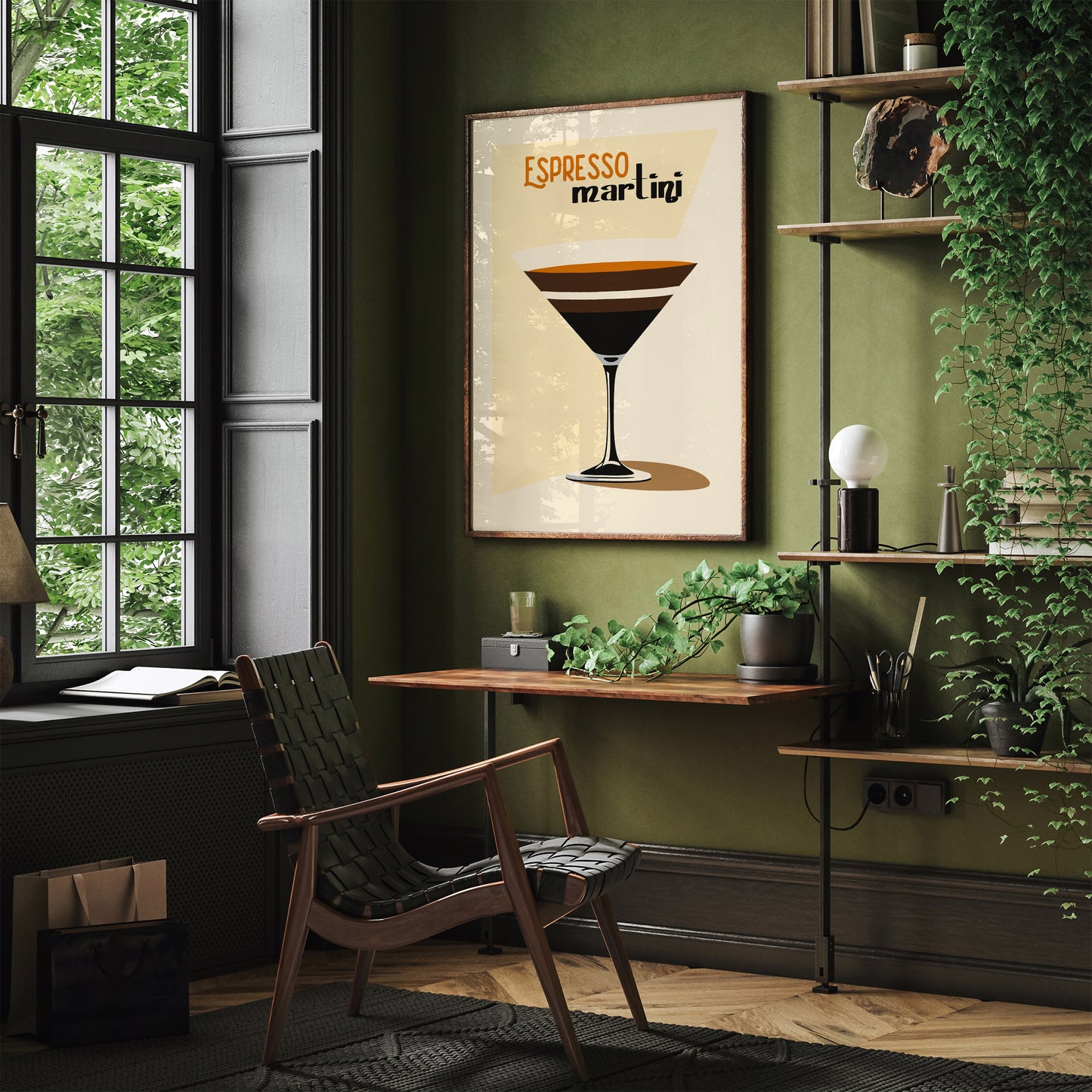 Espresso Martini Vintage Poster