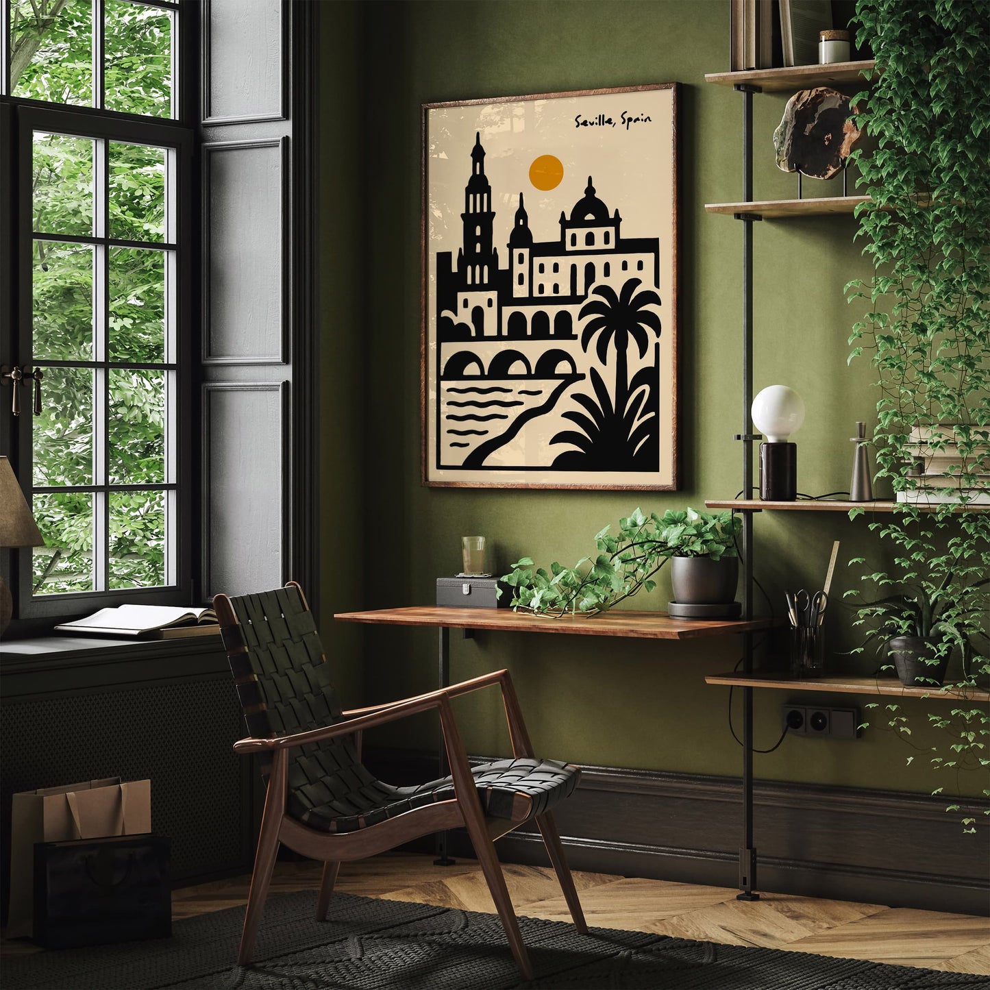 Seville Spain Modern Architecture Poster