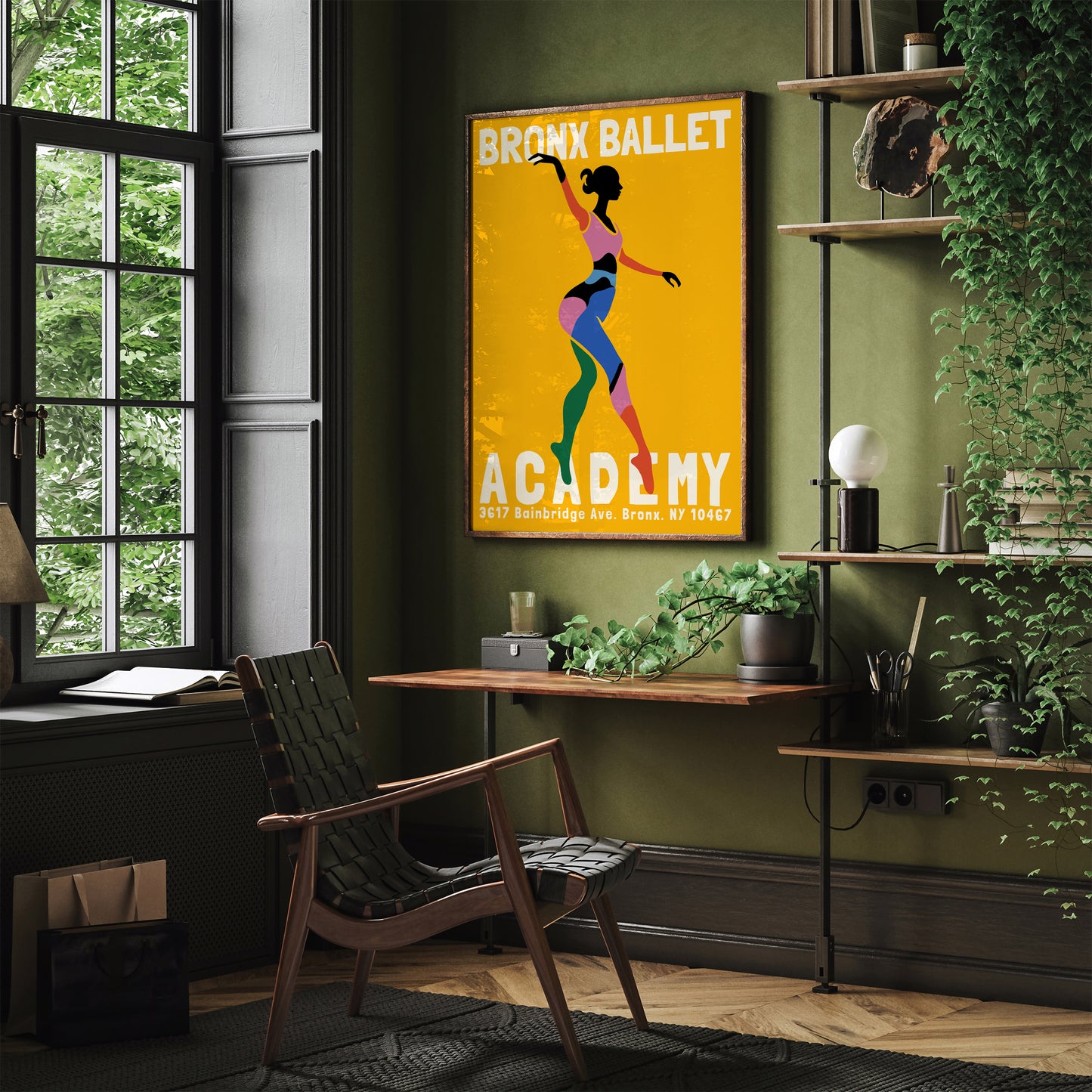 Bronx Ballet NYC Ballerina Poster