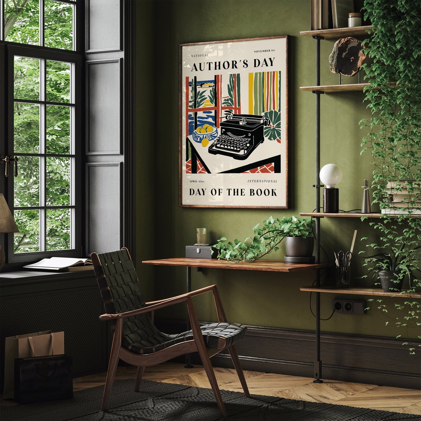 Authors Day Poster - Literary Wall Art