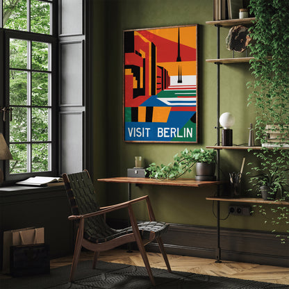 Visit Berlin Bauhaus Wall Art