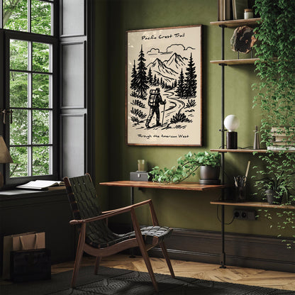 Pacific Crest Trail Poster