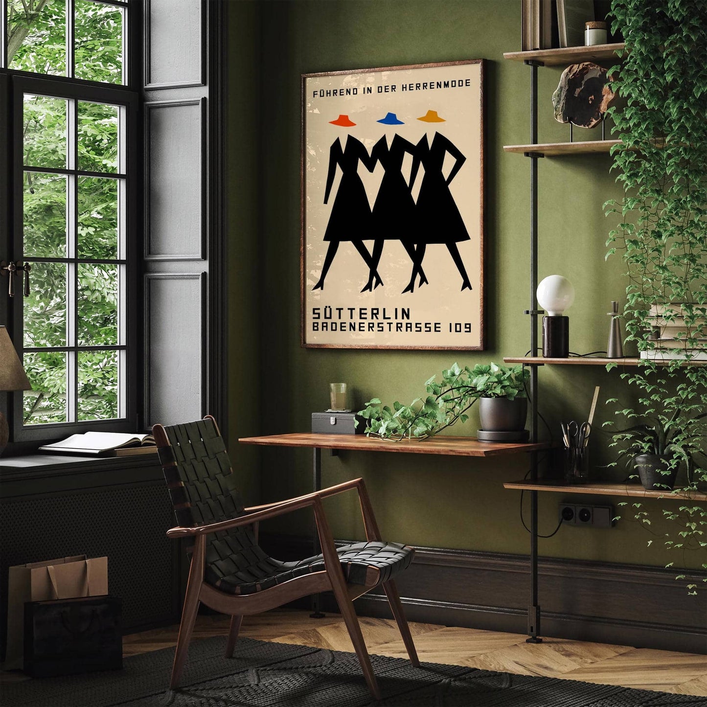 German Vintage Fashion Poster