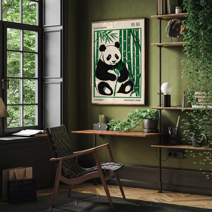 China's Giant Panda National Park Poster