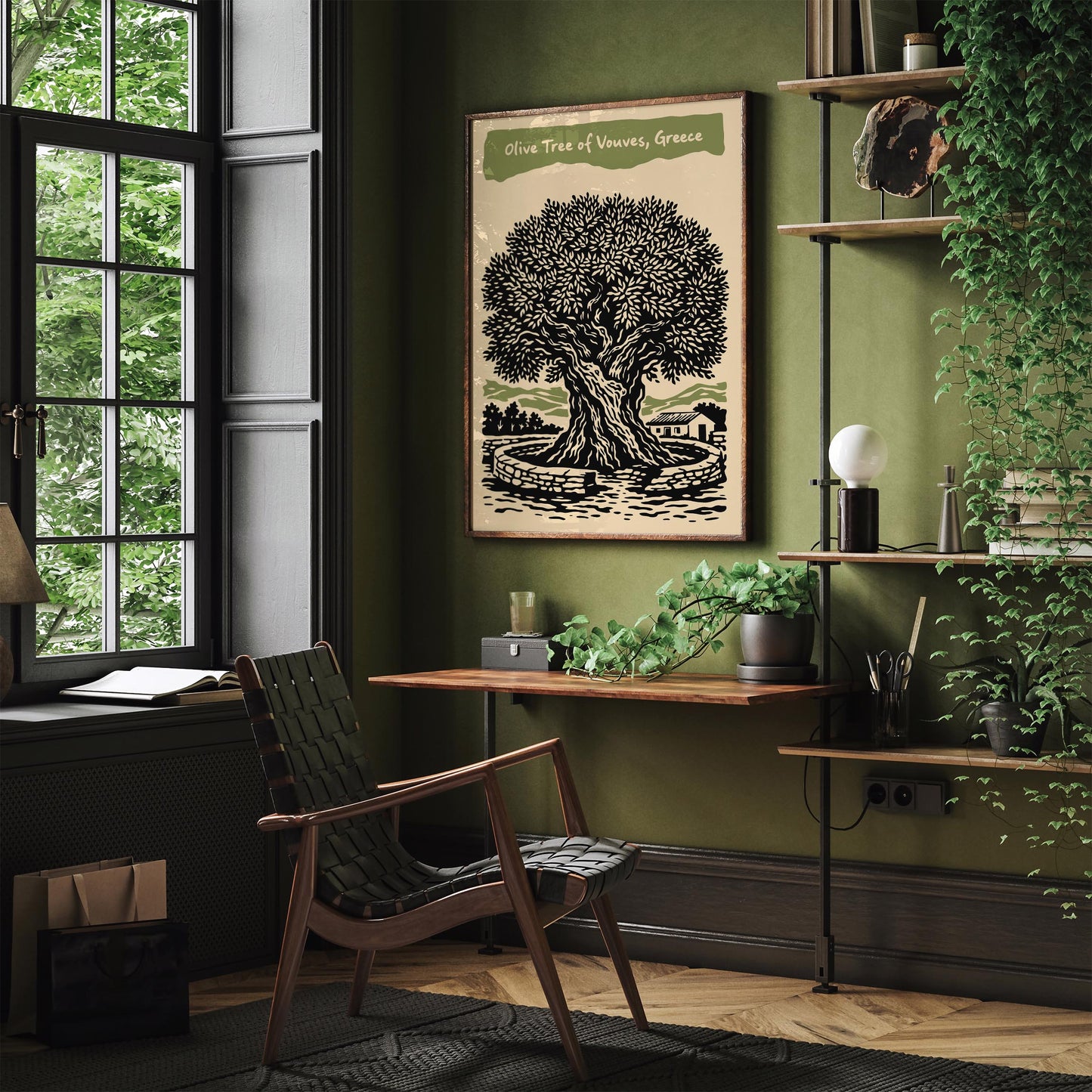 Olive Tree of Vouves Poster