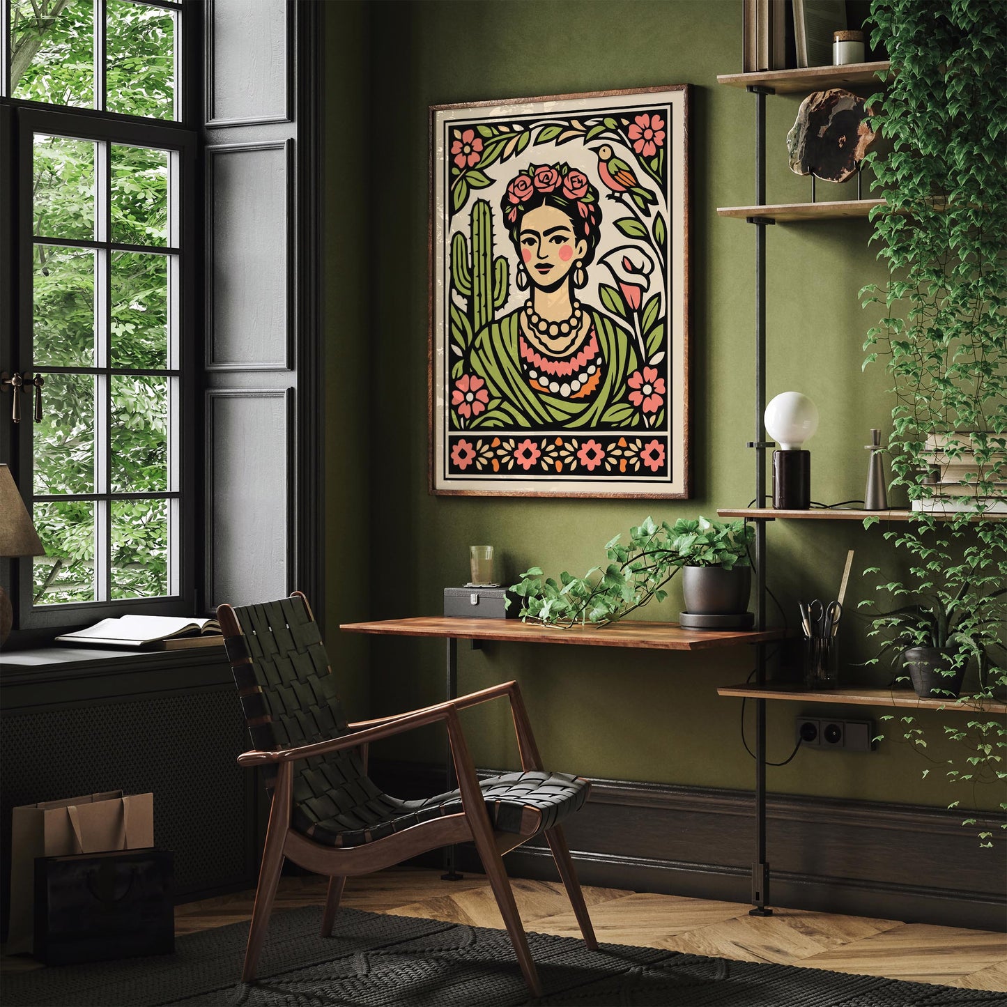 Mexican Woman Portrait Poster