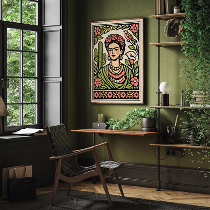 Mexican Woman Portrait Poster