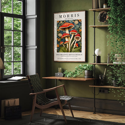 Vintage Botanical Charm in Morris Style Poster