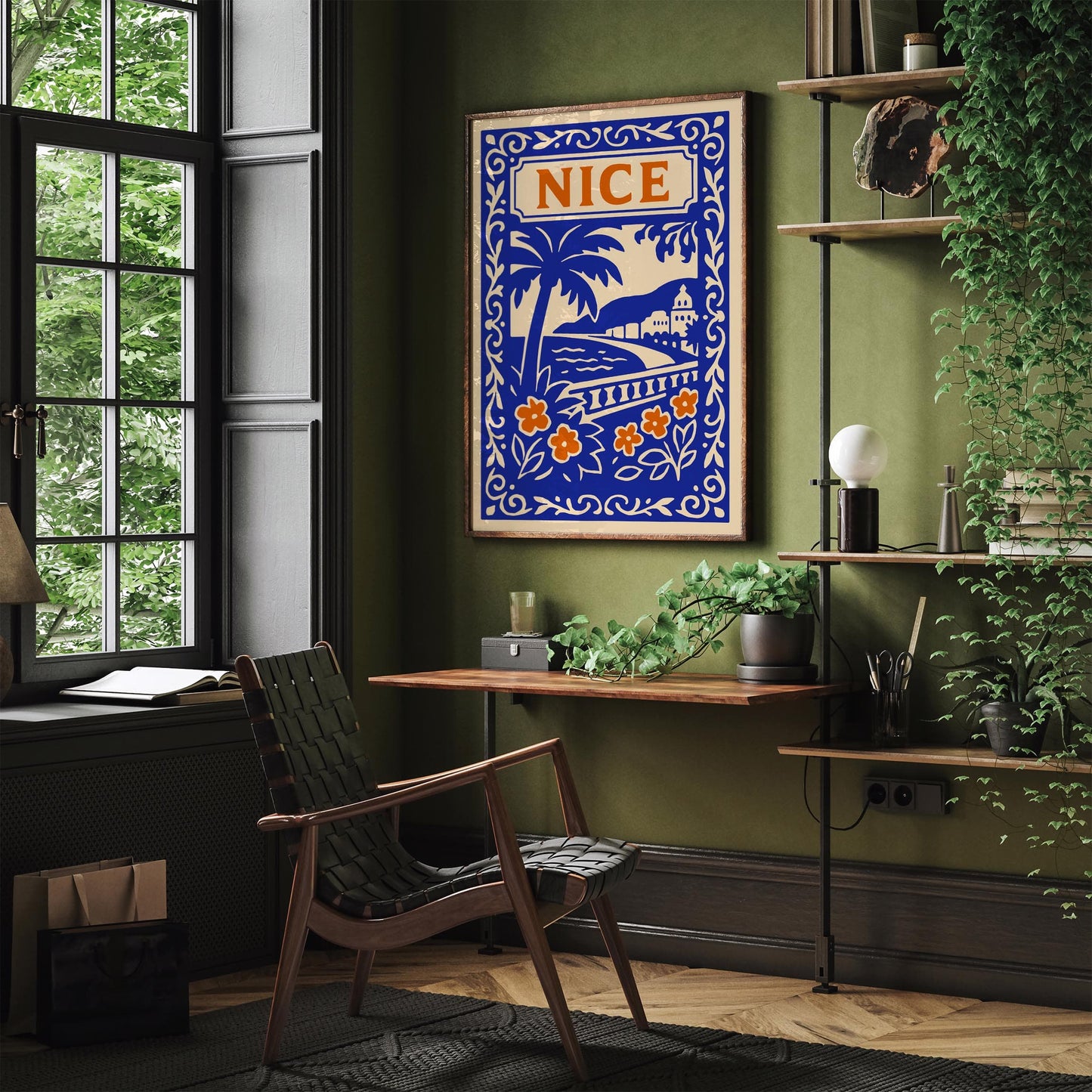 Nice Travel Blue Poster