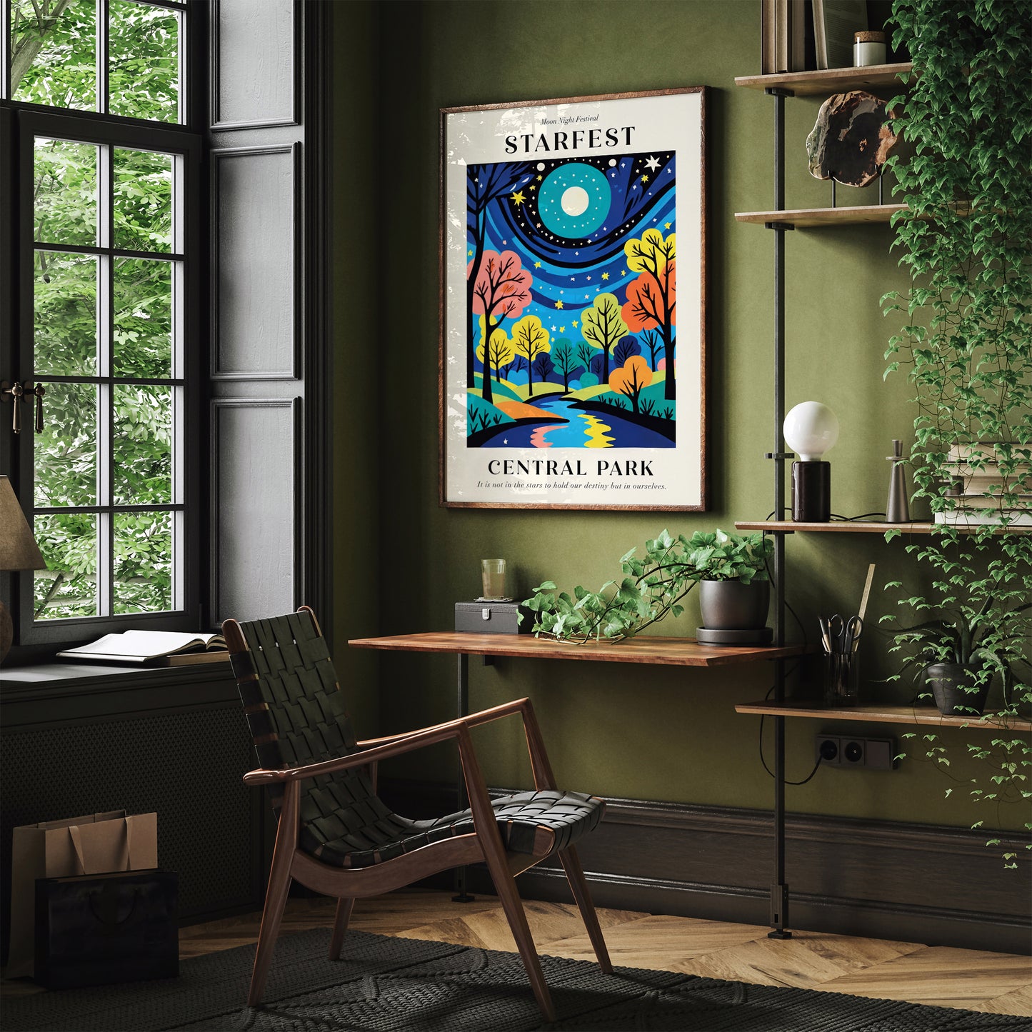 Starnight Festival NYC Art Print Wall Decor