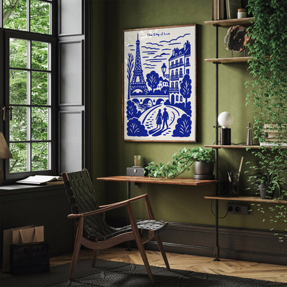 Paris The City of Love Poster