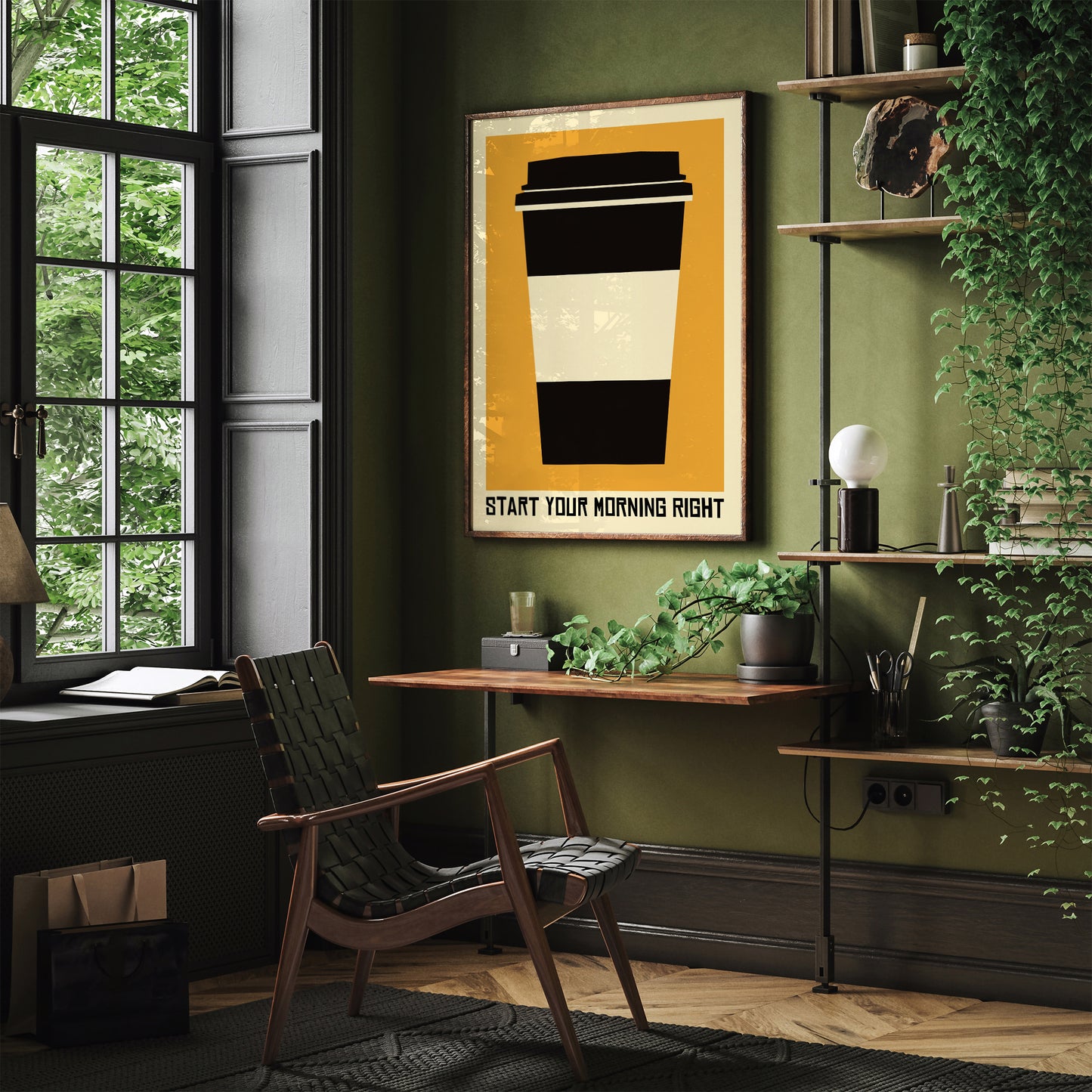 Start Your Morning Right - Coffee Poster