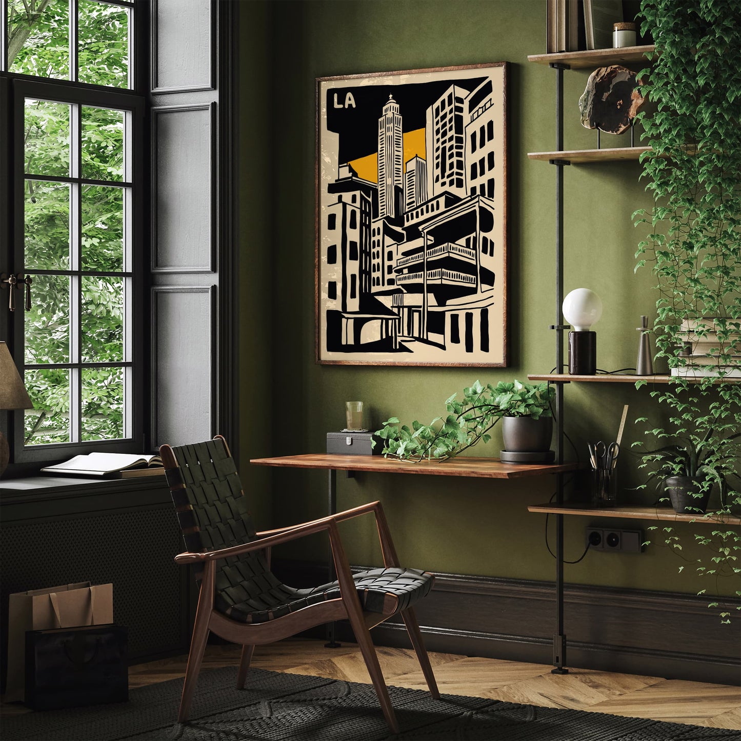 Los Angeles Modern Architecture Poster