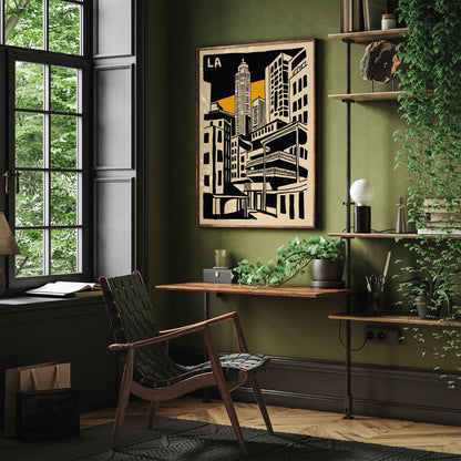 Los Angeles Modern Architecture Poster