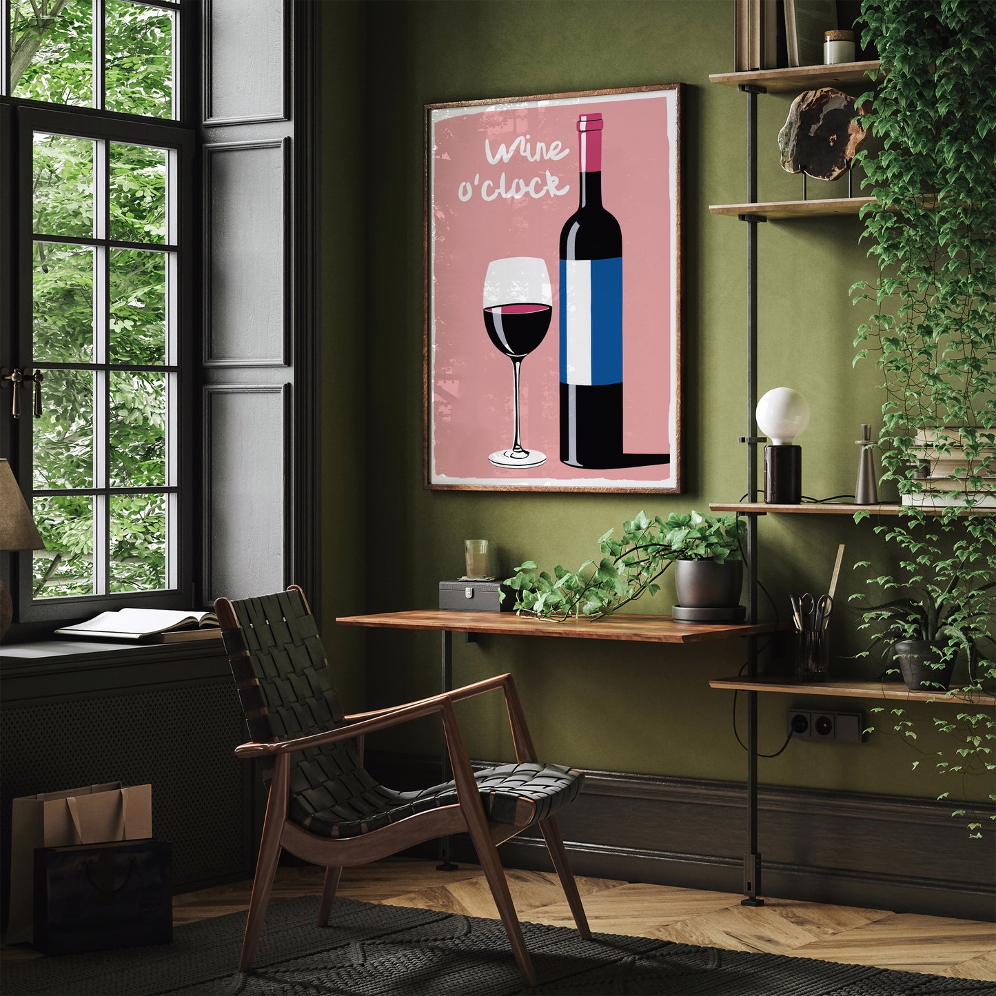 Wine o'clock Poster