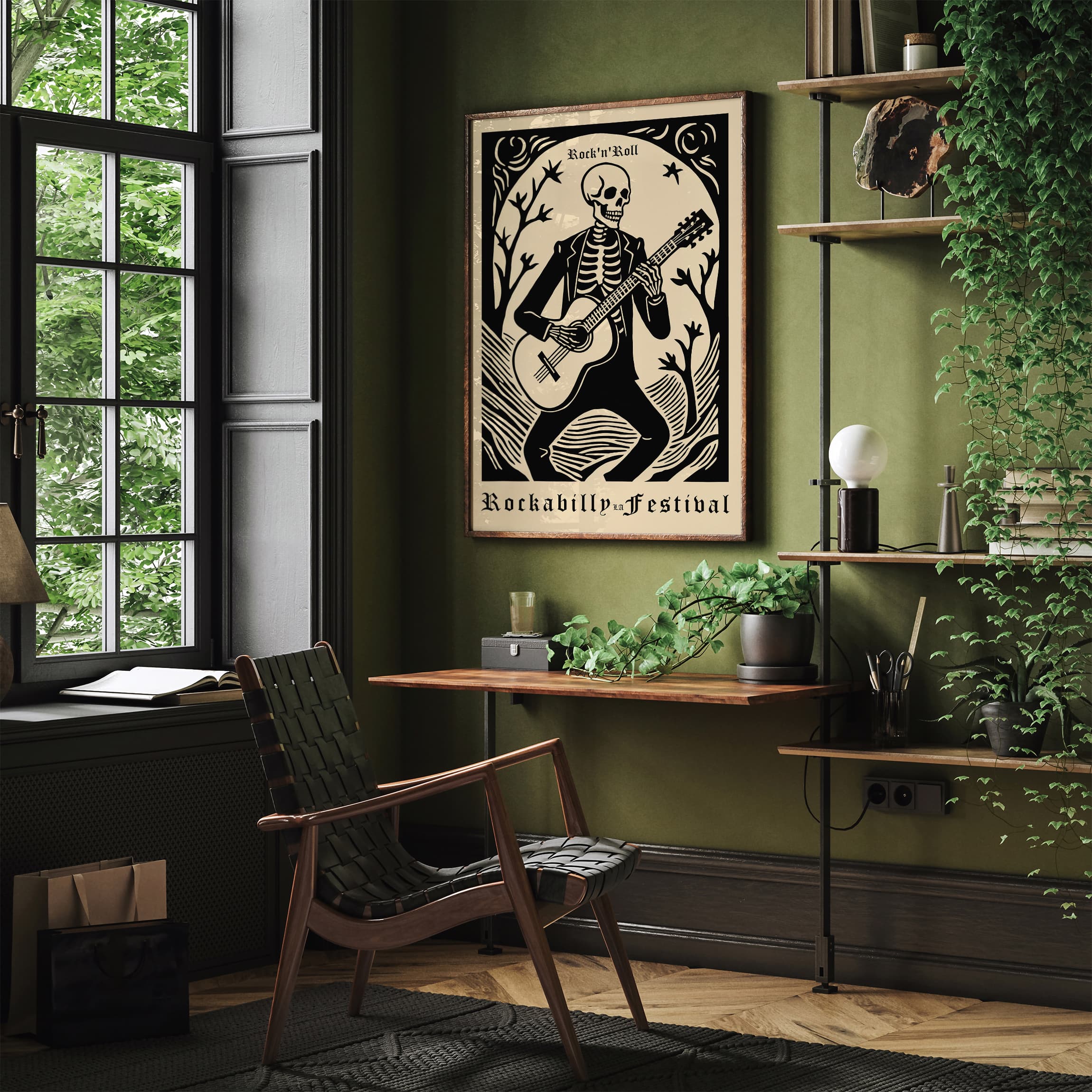 Rockabilly LA Music Festival Art Print – HypeSheriff