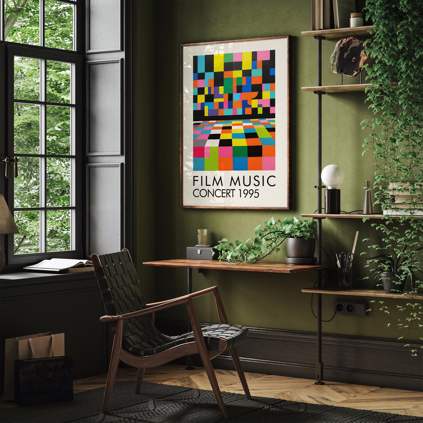 Film Music Concert 1995 Colorful Art Print