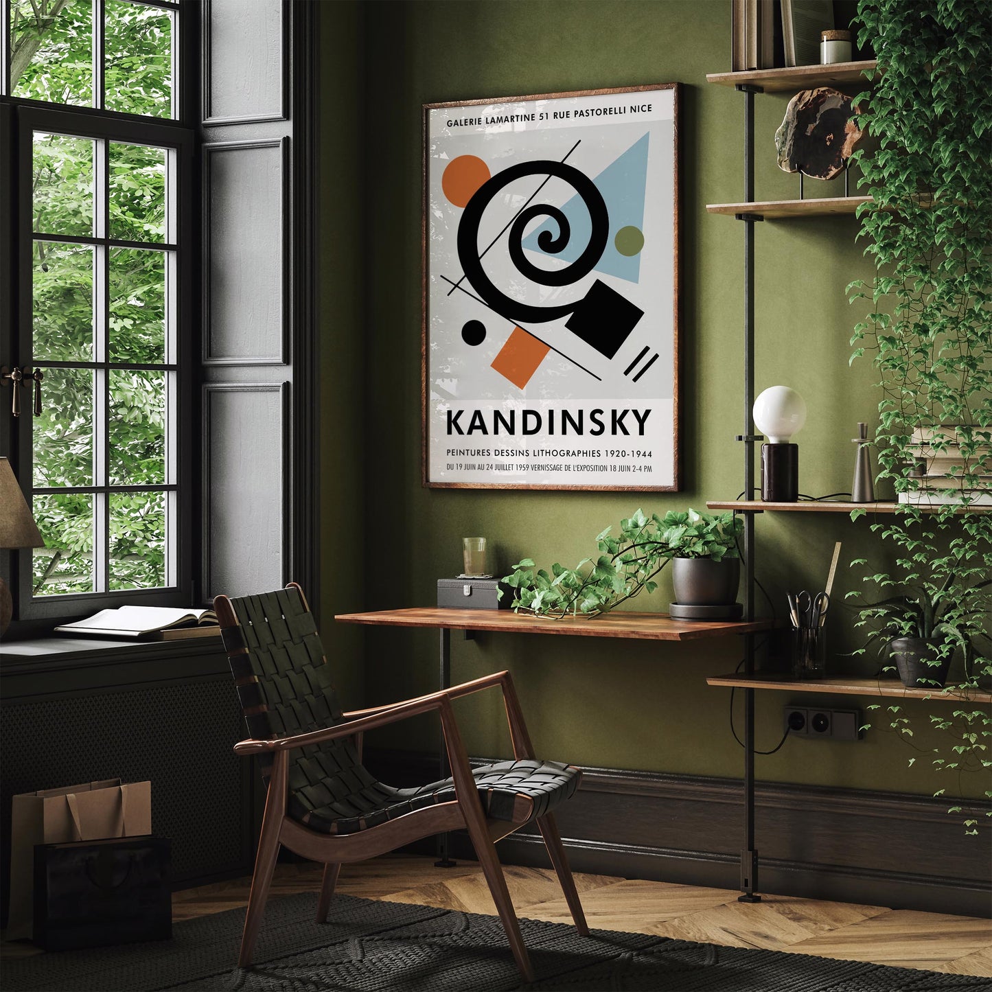 Kandinsky Exhibition Poster - Abstract Modern Art Print