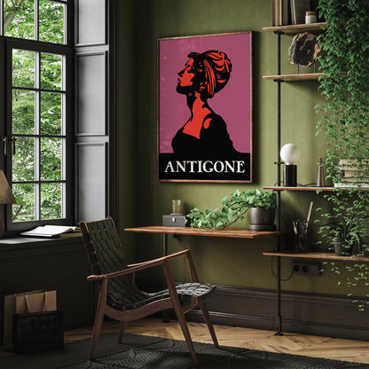 Antigone - Vintage Theater Poster Print