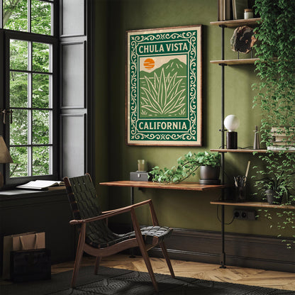 Chula Vista Poster - California Travel Wall Art