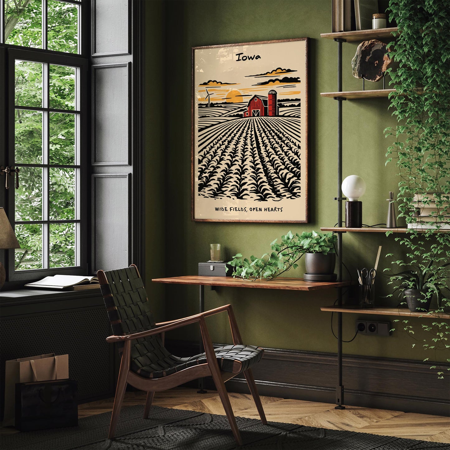 Iowa Landscape Poster