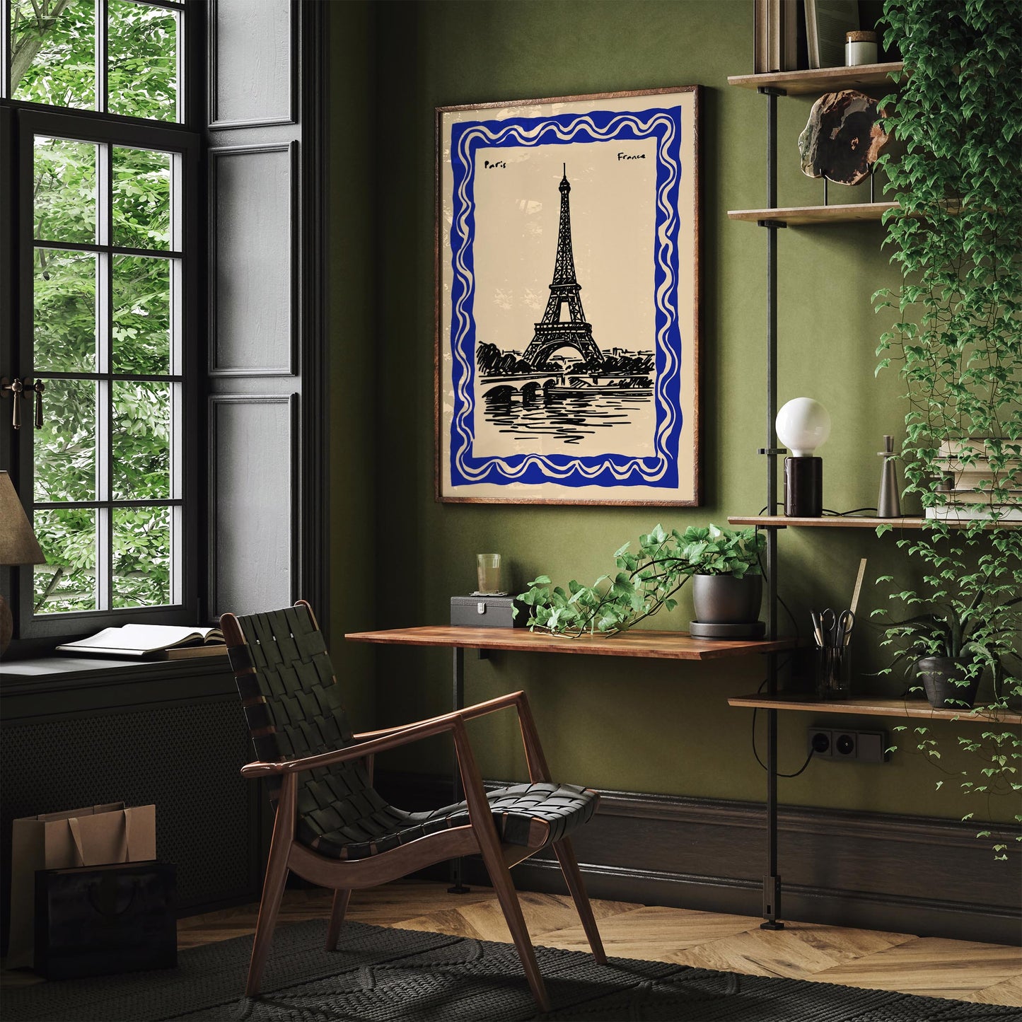 Paris France Poster - Eiffel Tower Wall Art 2026