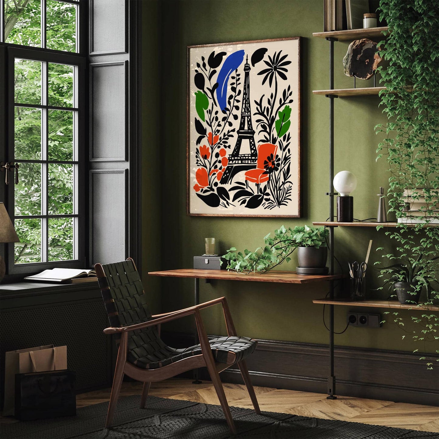 Paris France Exhibition Poster