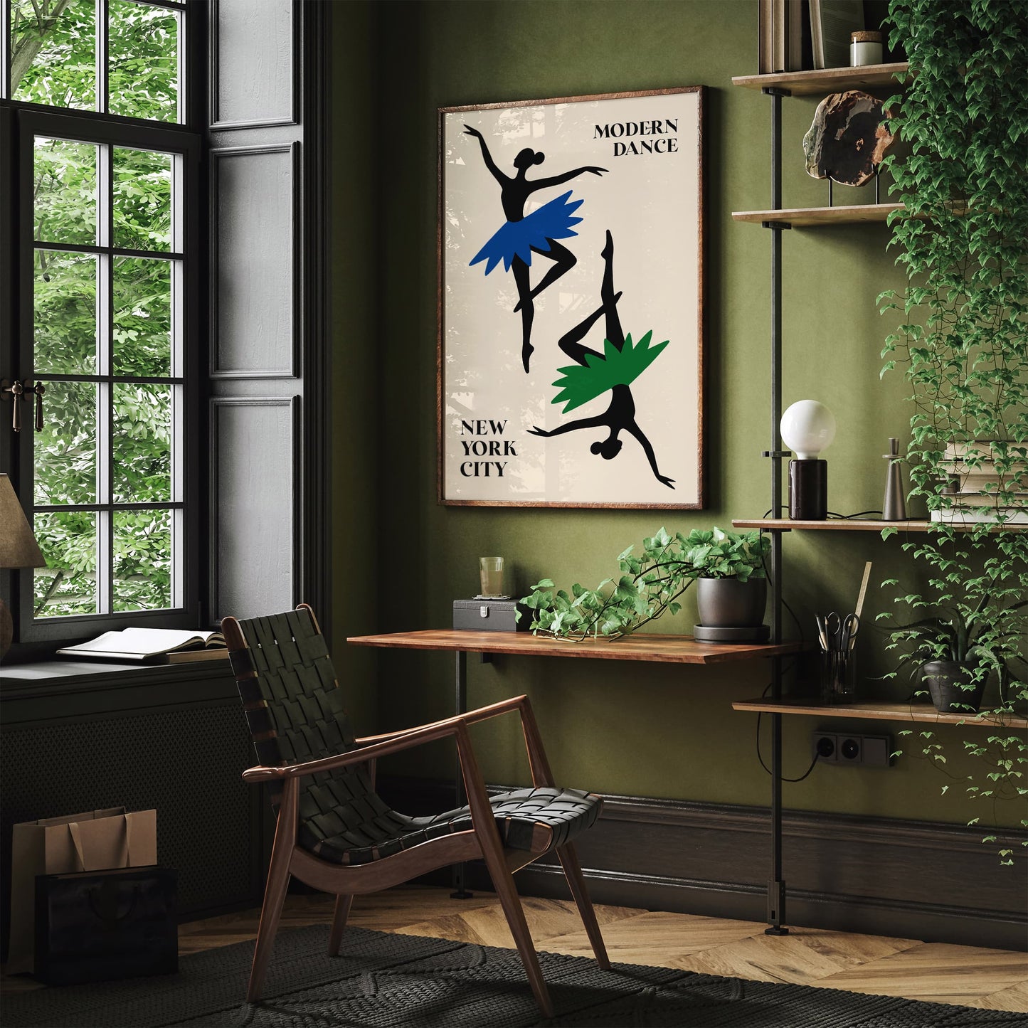 Modern Dance New York City Performance Poster