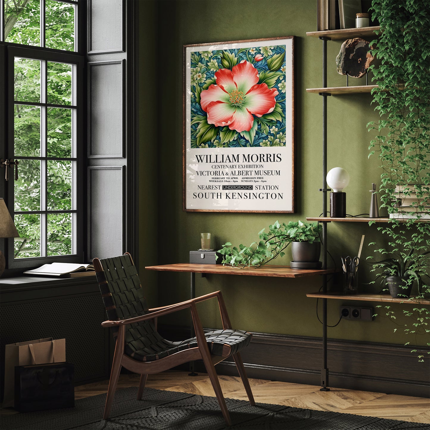 William Morris Vintage Poster