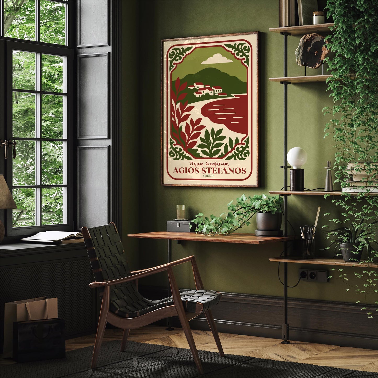 Agios Stefanos Greece Poster