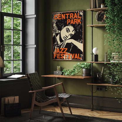 Central Park Jazz Festival Poster