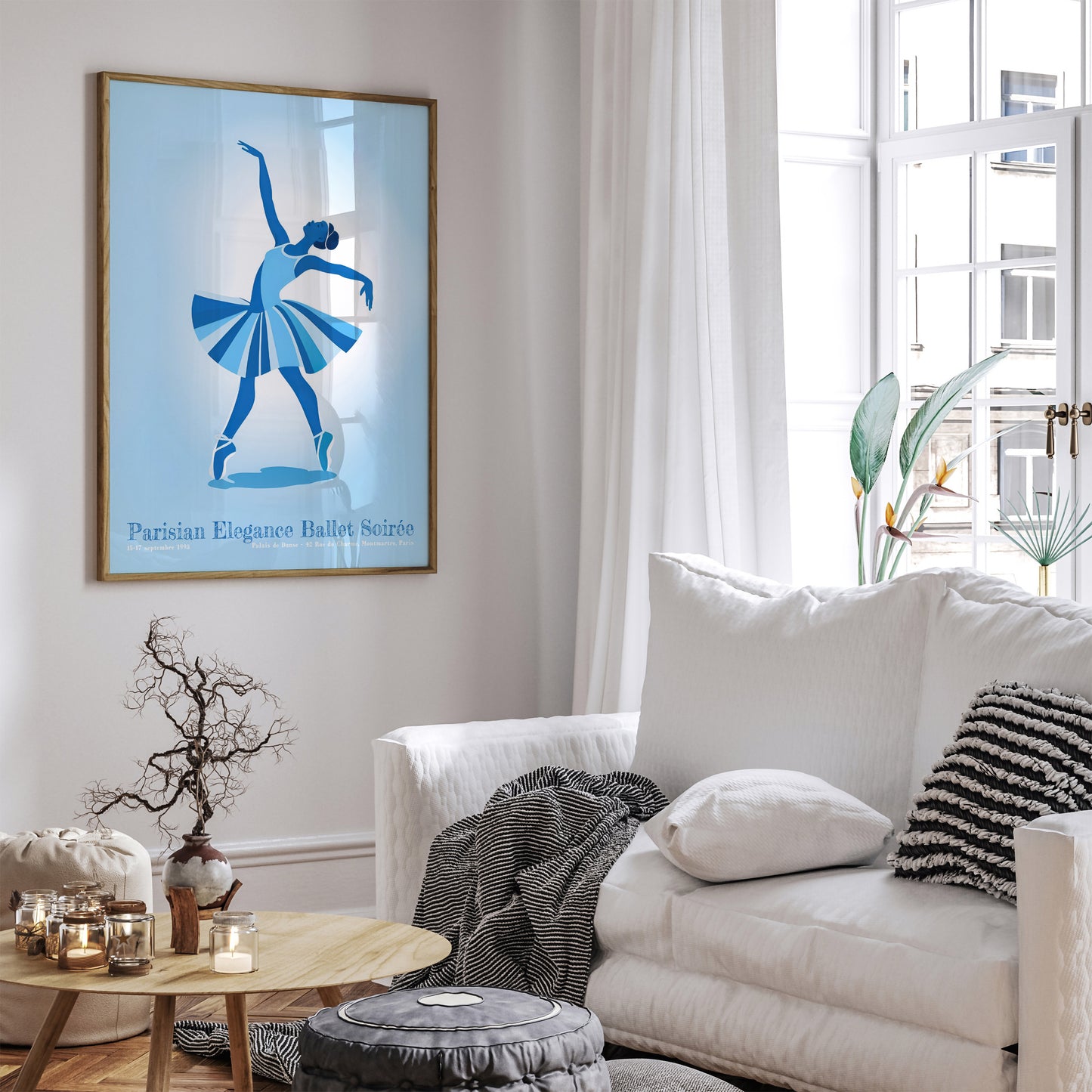 Parisian Ballerina Wall Art Print