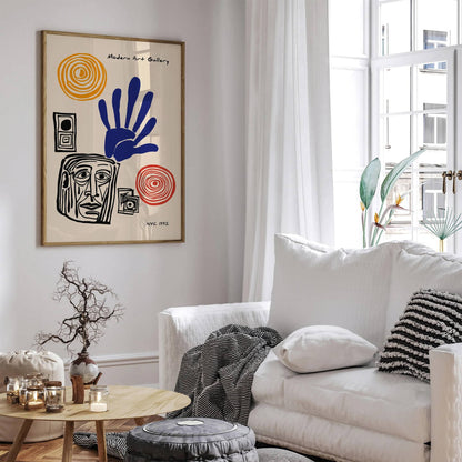 Modern Art Gallery Cubism Exhibition Poster