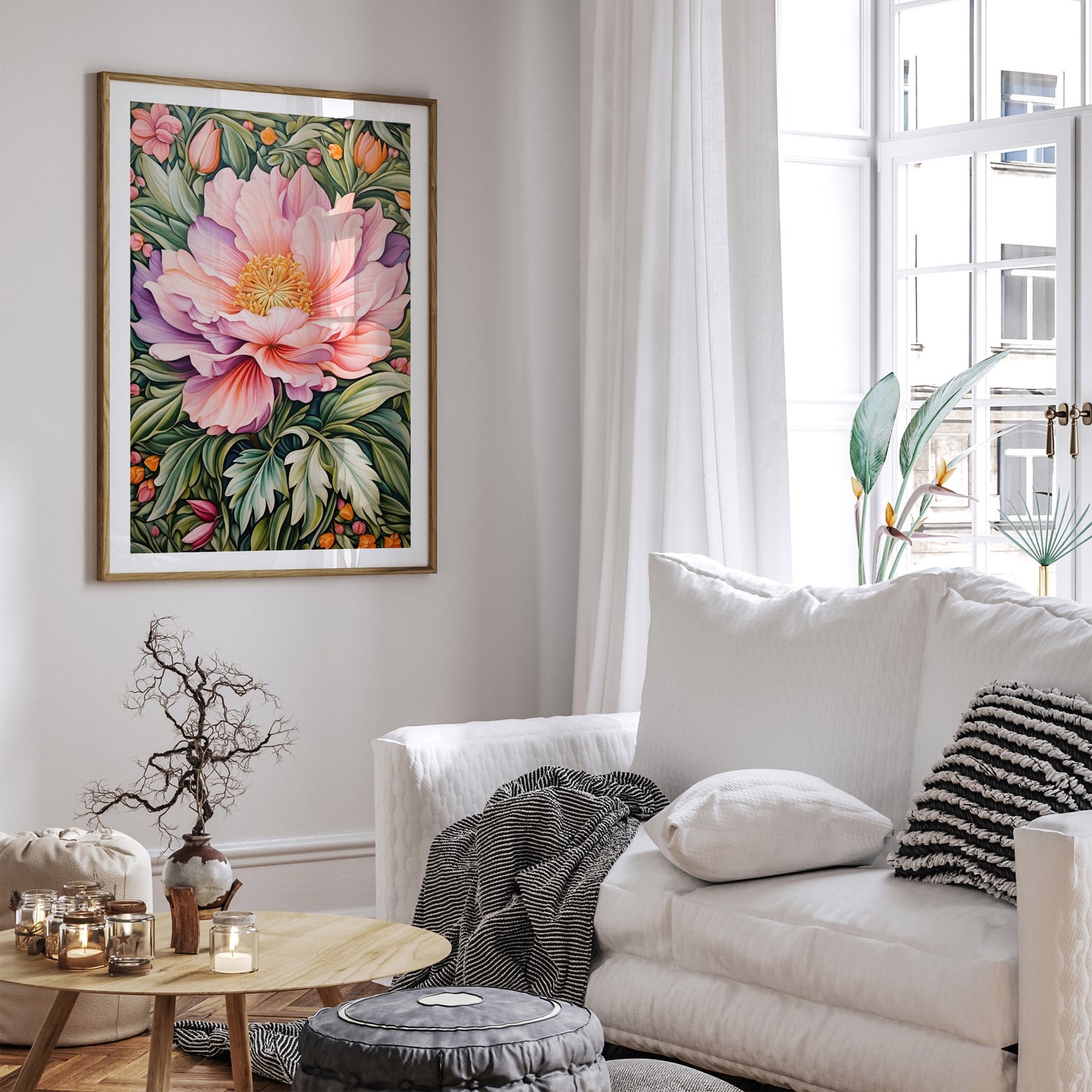 Elegant Flower Wall Art