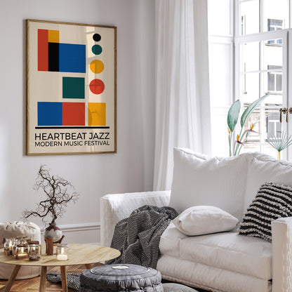 Modern Jazz Bauhaus Style Wall Art 2024