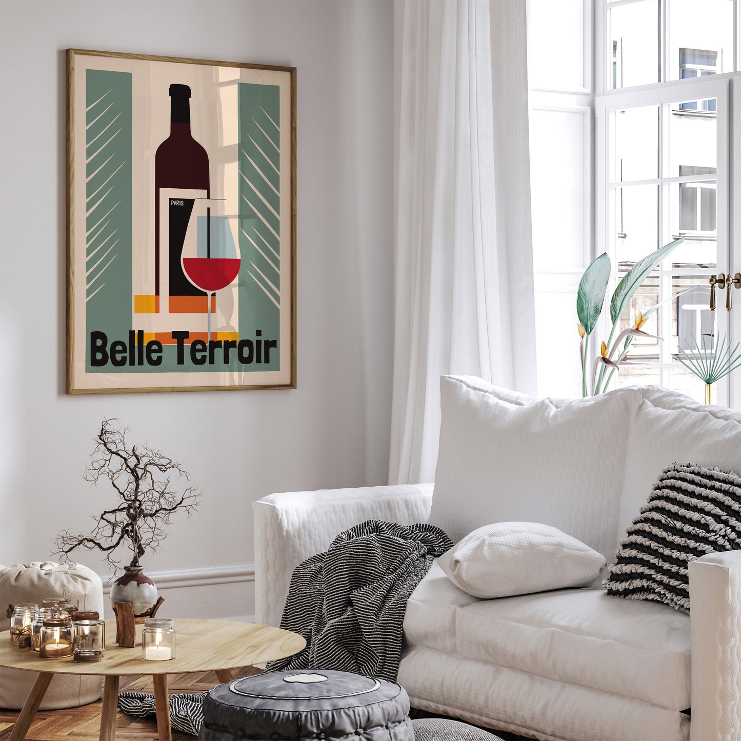 Belle Terroir Paris Wine Poster