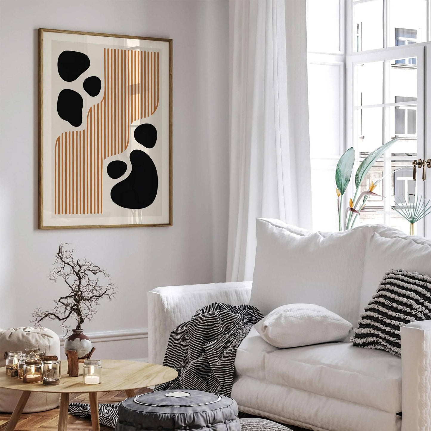 Modern Abstract Print - Scandinavian Wall Art 2025