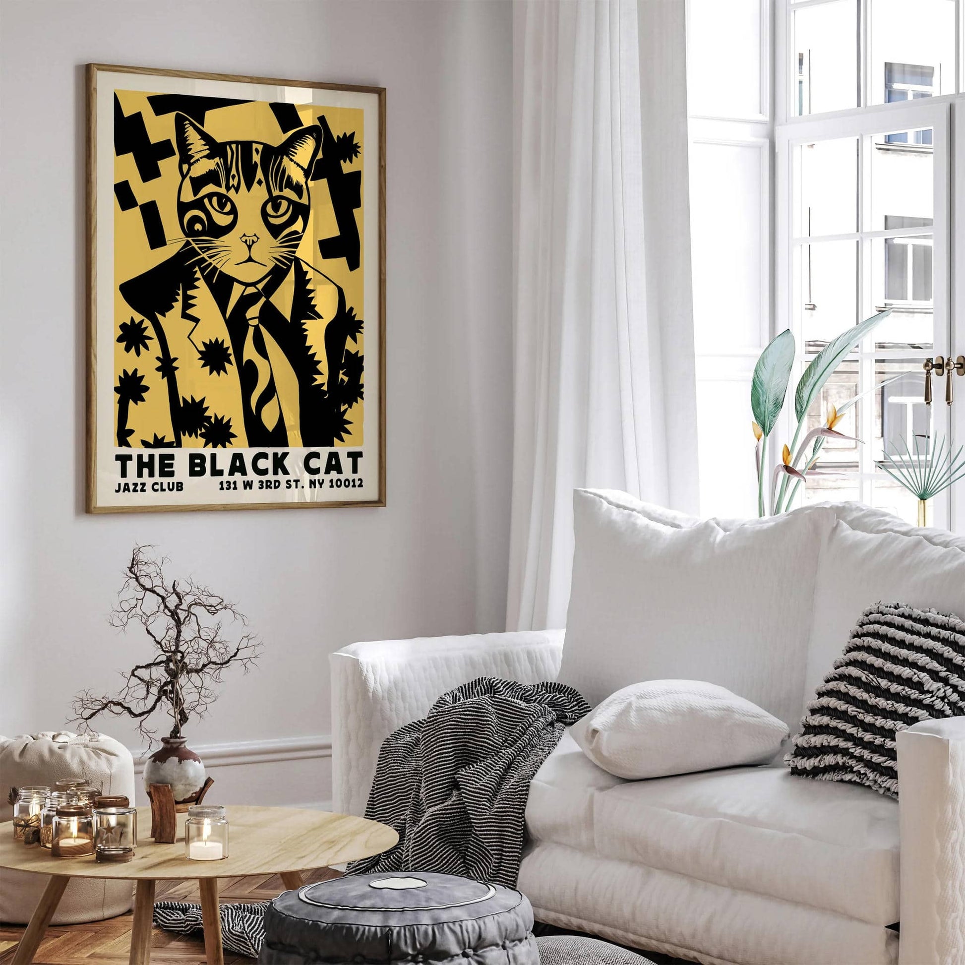 The Black Cat Jazz Club Poster - HypeSheriff