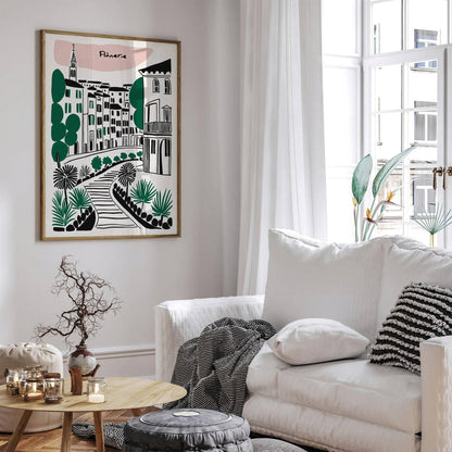 Flânerie Travel Poster Wall Art