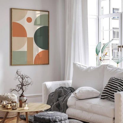 Modern Aesthetic Geometric Art Print