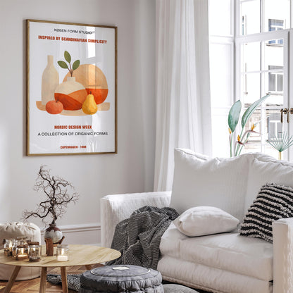 Scandinavian Simplicity Exhibition Poster
