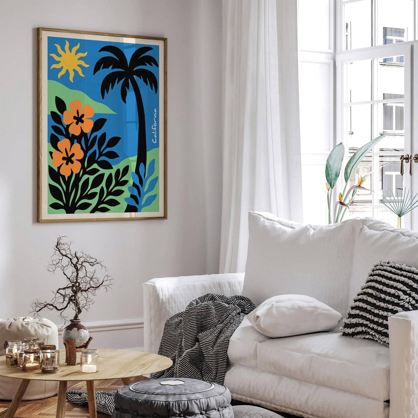 California Tropical Nature Poster