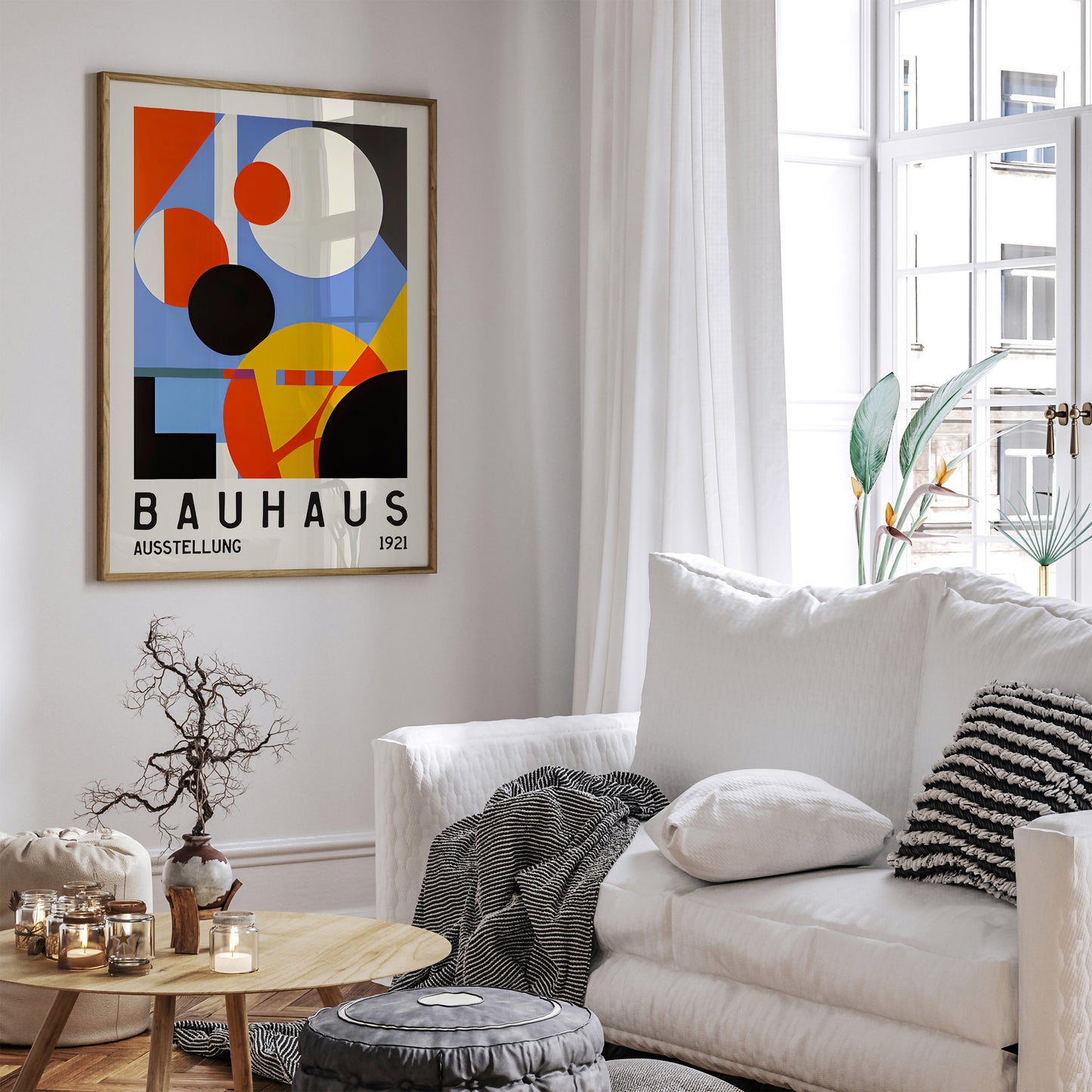 Bauhaus 1921 - Retro Art Exhibition Poster